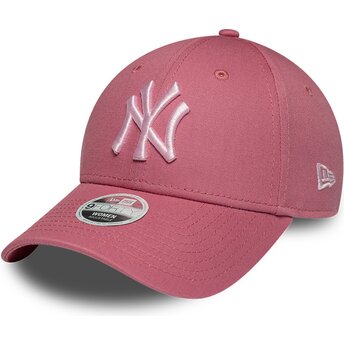 Sapkák ívelt rózsaszín állítható 9FORTY League Essential CAS New York Yankees MLB New Era