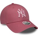 sapkak-ivelt-rozsaszin-allithato-9forty-league-essential-cas-new-york-yankees-mlb-new-era
