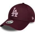sapkak-ivelt-piros-allithato-rosa-9forty-metallic-los-angeles-dodgers-mlb-new-era