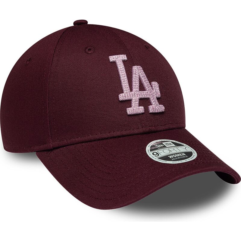 sapkak-ivelt-piros-allithato-rosa-9forty-metallic-los-angeles-dodgers-mlb-new-era