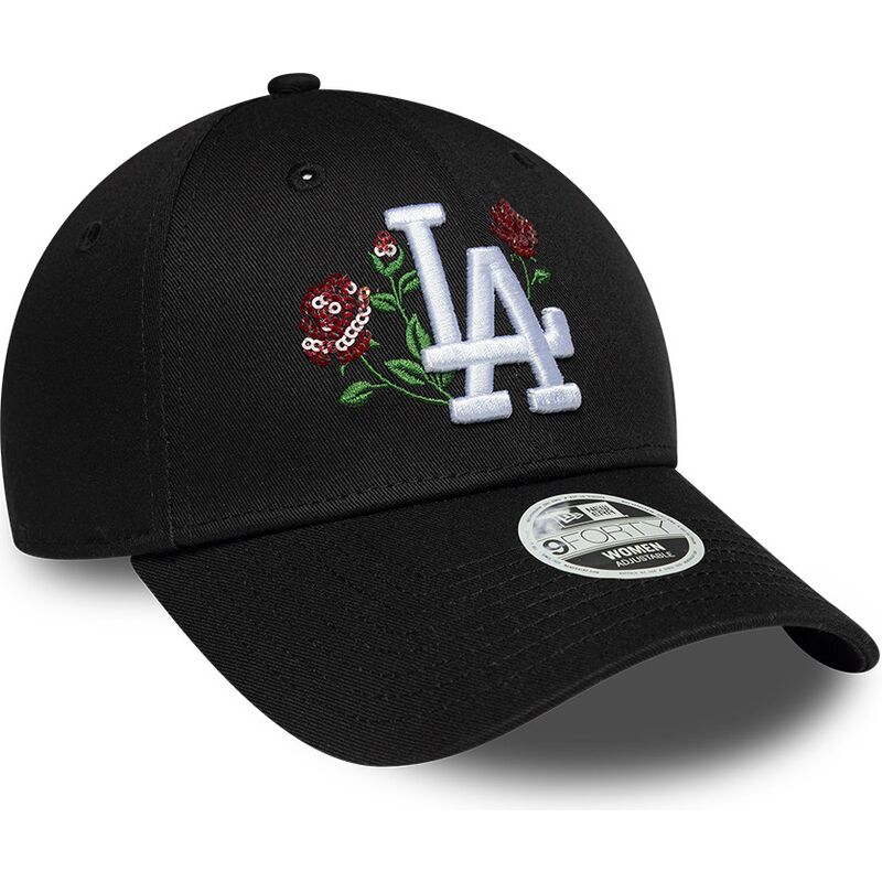 sapkak-ivelt-fekete-snapback-9forty-rose-sequin-los-angeles-dodgers-mlb-new-era