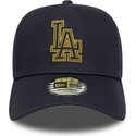 sapkak-ivelt-sotetkek-snapback-9forty-dorado-e-frame-metallic-outline-los-angeles-dodgers-mlb-new-era