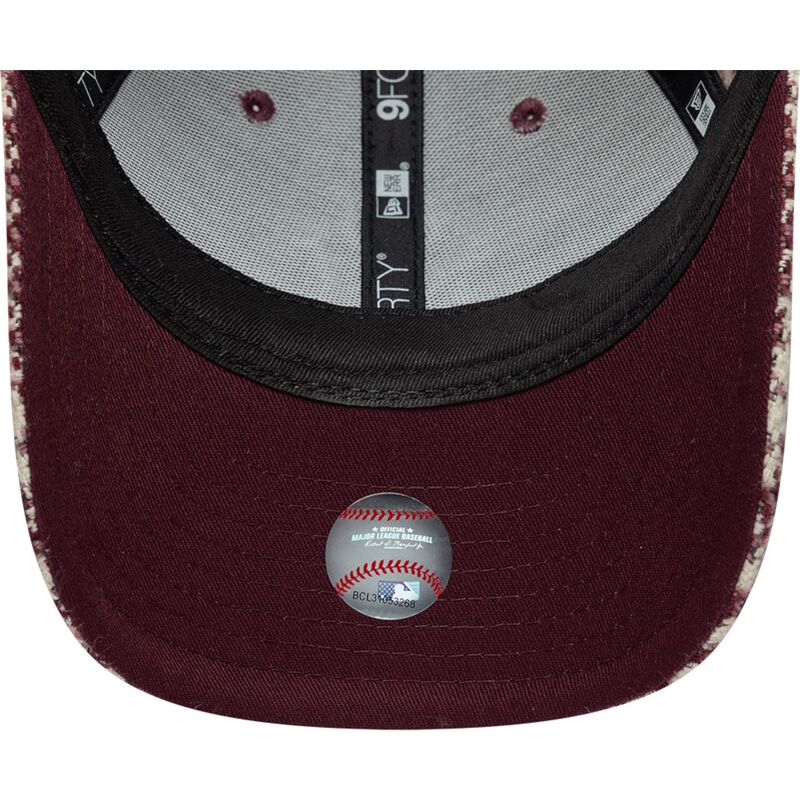 sapkak-ivelt-piros-allithato-9forty-m-crown-houndstooth-new-york-yankees-mlb-new-era