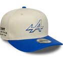 sapkak-ivelt-bezs-snapback-9seventy-stretch-snap-contrast-visor-alpine-f1-team-formula-1-new-era