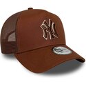 sapkak-ivelt-barna-snapback-e-frame-outline-new-york-yankees-mlb-new-era