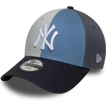 Sapkák ívelt többszínű állítható gyereknek 9FORTY Colourblock New York Yankees MLB New Era