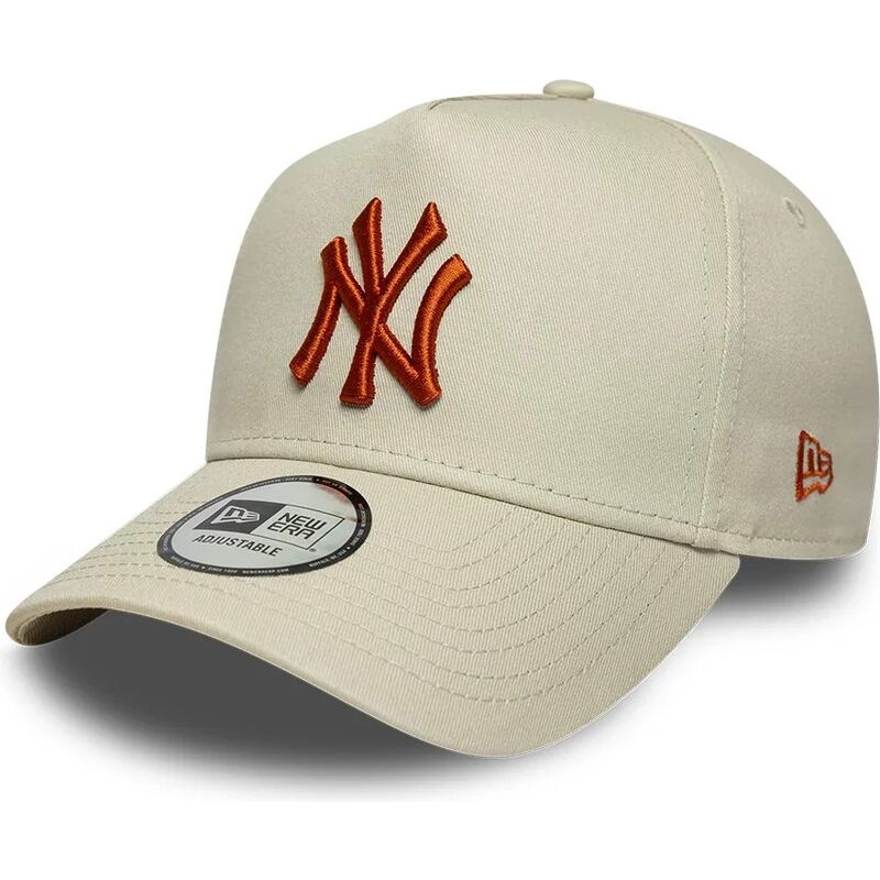 sapkak-ivelt-bezs-snapback-e-frame-league-essential-new-york-yankees-mlb-new-era