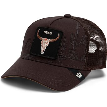 Sapkák ívelt barna snapback Skull Badlands Dead The Farm Goorin Bros.