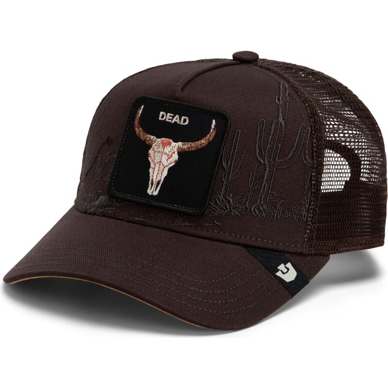 sapkak-ivelt-barna-snapback-skull-badlands-dead-the-farm-goorin-bros sapkak-ivelt-barna-snapback-skull-badlands-dead-the-farm-goorin-bros