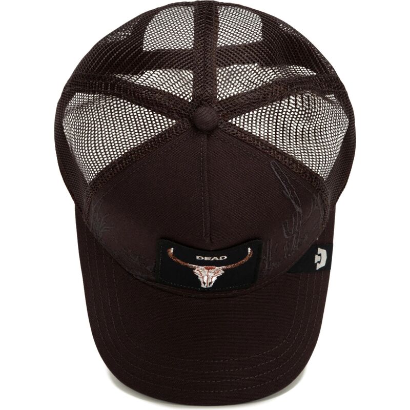 sapkak-ivelt-barna-snapback-skull-badlands-dead-the-farm-goorin-bros sapkak-ivelt-barna-snapback-skull-badlands-dead-the-farm-goorin-bros