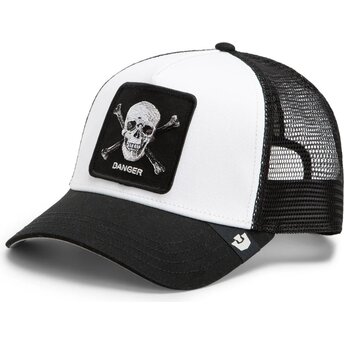 Sapkák ívelt fekete snapback Danger Skull and Crossbones Original Recipe The Farm Goorin Bros.