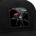 sapkak-ivelt-fekete-snapback-black-out-spider-blackened-metallic-poison-the-farm-goorin-bros