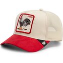 sapkak-ivelt-piros-snapback-the-suede-rooster-microsuede-cock-the-farm-goorin-bros