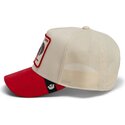 sapkak-ivelt-piros-snapback-the-suede-rooster-microsuede-cock-the-farm-goorin-bros