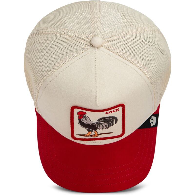 sapkak-ivelt-piros-snapback-the-suede-rooster-microsuede-cock-the-farm-goorin-bros