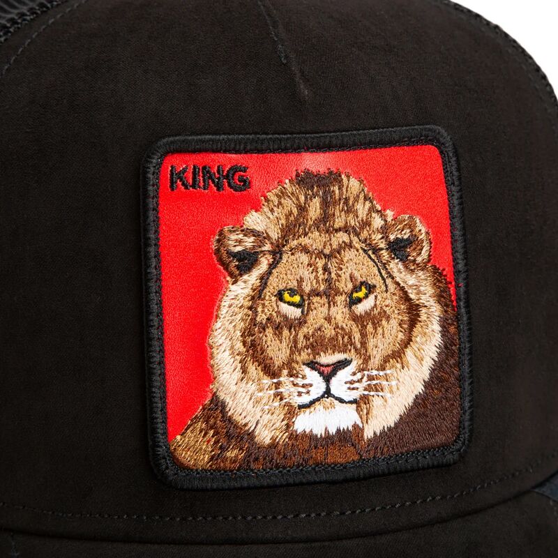 sapkak-ivelt-fekete-snapback-re-leone-rosso-microsuede-king-the-farm-goorin-bros sapkak-ivelt-fekete-snapback-re-leone-rosso-microsuede-king-the-farm-goorin-bros
