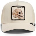 sapkak-ivelt-bezs-snapback-suede-cancelled-skull-microsuede-the-farm-goorin-bros