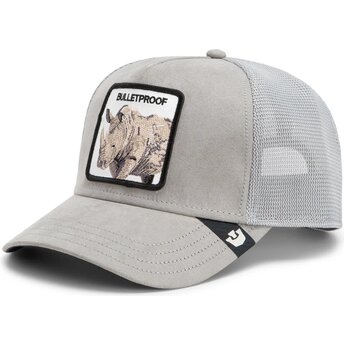 Sapkák ívelt szürke snapback Suede Rhino Microsuede Bulletproof The Farm Goorin Bros.