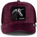sapkak-ivelt-piros-snapback-velour-legend-the-farm-goorin-bros