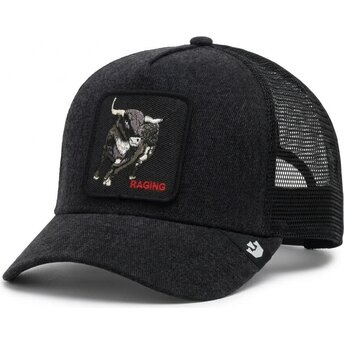 Sapkák ívelt fekete snapback Raging Denim After Dark The Farm Goorin Bros.