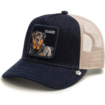 Sapkák ívelt sötétkék snapback Guard Denim After Dark The Farm Goorin Bros.