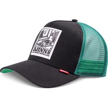 Sapkák ívelt fekete snapback HFT LSCC Lazy Sunday Coffee Club Record Djinns