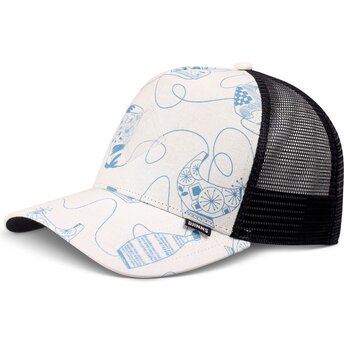 Sapkák ívelt fehér snapback HFT Bottles Djinns