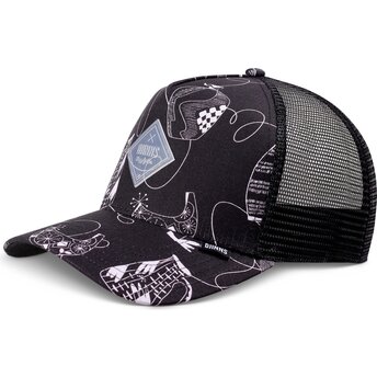 Sapkák ívelt fekete snapback HFT Bottles Djinns
