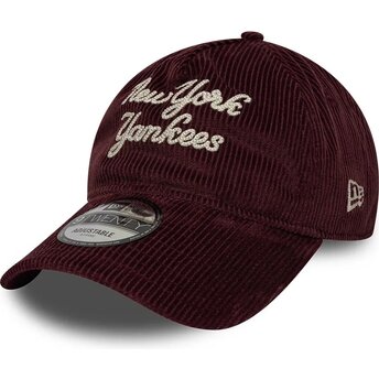 Sapkák ívelt piros állítható 9TWENTY A Frame Cord Script New York Yankees MLB New Era