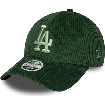 Sapkák ívelt zöld snapback 9FORTY M-Crown Chunky Cord Los Angeles Dodgers MLB New Era