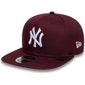 sapkak-lapos-piros-snapback-9fifty-original-fit-league-essential-new-york-yankees-mlb-new-era