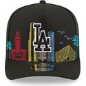 sapkak-ivelt-fekete-snapback-9fifty-a-frame-precurved-skyline-los-angeles-dodgers-mlb-new-era