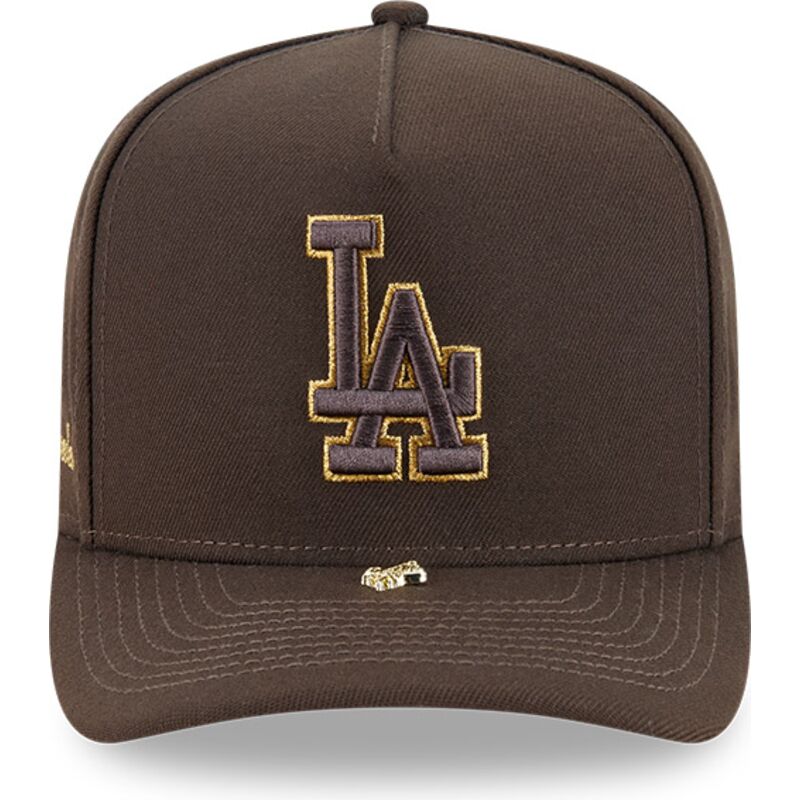 sapkak-ivelt-barna-snapback-9fifty-a-frame-precurved-visor-pin-los-angeles-dodgers-mlb-new-era
