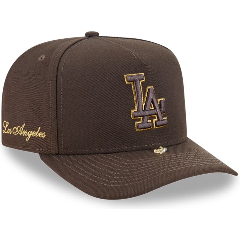 sapkak-ivelt-barna-snapback-9fifty-a-frame-precurved-visor-pin-los-angeles-dodgers-mlb-new-era