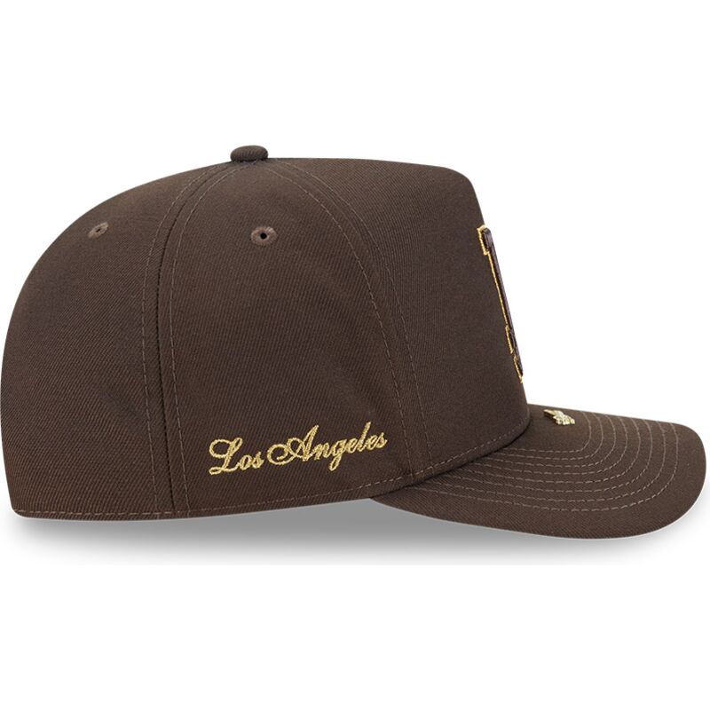 sapkak-ivelt-barna-snapback-9fifty-a-frame-precurved-visor-pin-los-angeles-dodgers-mlb-new-era