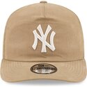 sapkak-ivelt-bezs-snapback-19twenty-precurved-new-york-yankees-mlb-new-era