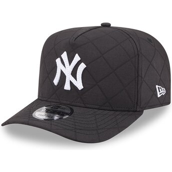 Sapkák ívelt fekete snapback 9FIFTY A Frame Precurved Checkered New York Yankees MLB New Era
