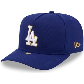 Sapkák ívelt kék snapback 9FIFTY A Frame Precurved Visor Pin Los Angeles Dodgers MLB New Era