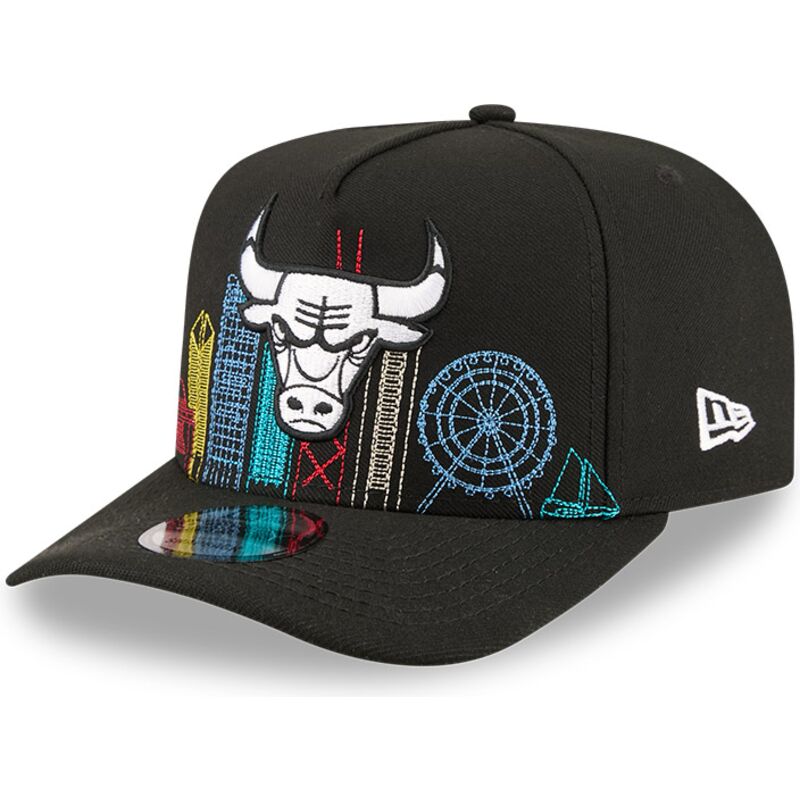 sapkak-ivelt-fekete-snapback-9fifty-a-frame-precurved-skyline-chicago-bulls-nba-new-era