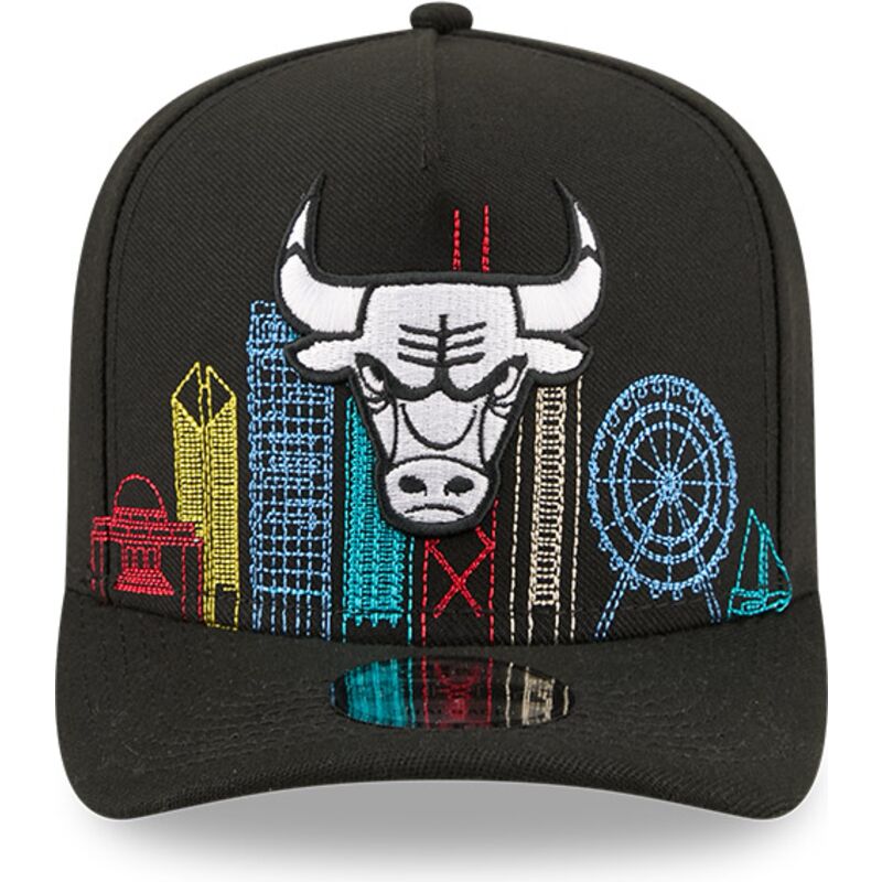 sapkak-ivelt-fekete-snapback-9fifty-a-frame-precurved-skyline-chicago-bulls-nba-new-era