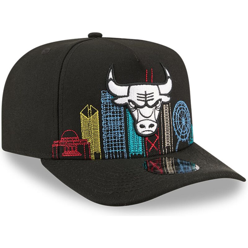 sapkak-ivelt-fekete-snapback-9fifty-a-frame-precurved-skyline-chicago-bulls-nba-new-era