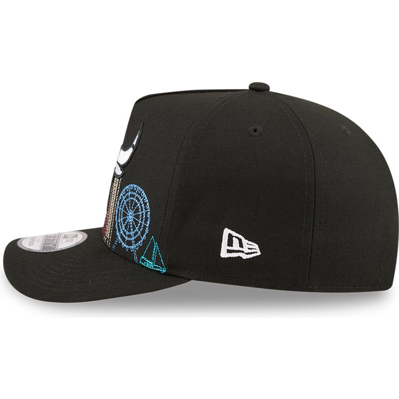 sapkak-ivelt-fekete-snapback-9fifty-a-frame-precurved-skyline-chicago-bulls-nba-new-era
