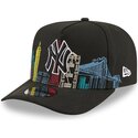 sapkak-ivelt-fekete-snapback-9fifty-a-frame-precurved-skyline-new-york-yankees-mlb-new-era