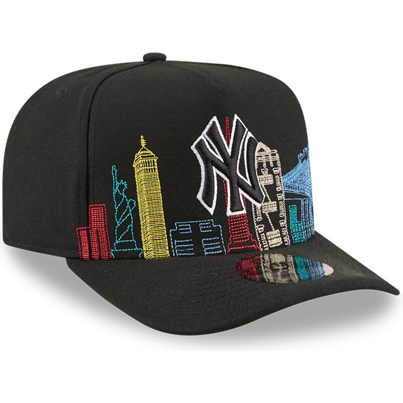 sapkak-ivelt-fekete-snapback-9fifty-a-frame-precurved-skyline-new-york-yankees-mlb-new-era