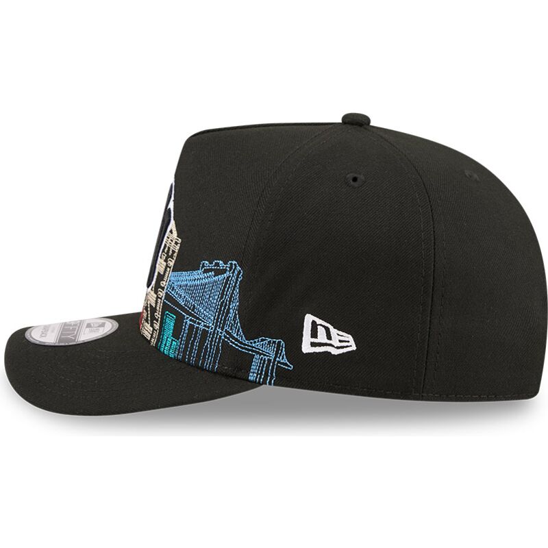 sapkak-ivelt-fekete-snapback-9fifty-a-frame-precurved-skyline-new-york-yankees-mlb-new-era