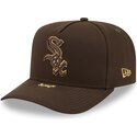 sapkak-ivelt-barna-snapback-9fifty-a-frame-precurved-visor-pin-chicago-white-sox-mlb-new-era