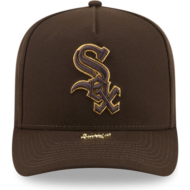 sapkak-ivelt-barna-snapback-9fifty-a-frame-precurved-visor-pin-chicago-white-sox-mlb-new-era
