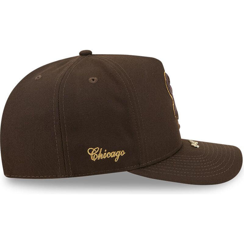 sapkak-ivelt-barna-snapback-9fifty-a-frame-precurved-visor-pin-chicago-white-sox-mlb-new-era
