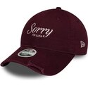 sapkak-ivelt-piros-allithato-9twenty-slogan-sorry-i-m-late-new-era