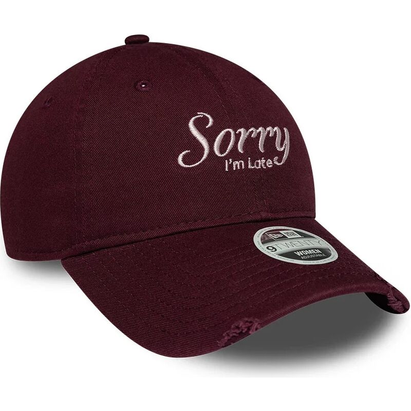 sapkak-ivelt-piros-allithato-9twenty-slogan-sorry-i-m-late-new-era